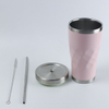 20oz Powder Coat Stylish Rhombus Double Wall Stainless Steel Insulation Tumbler Sport Car Travel Drink Bottle With Lid And Straw 