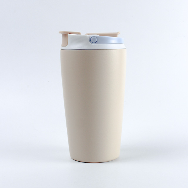12oz Double Wall 18/8 Stainless Steel Coffee Mug With Double Drinking Lid