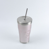 20oz Electroplating paint Double Wall Stainless Steel Insulation Tumbler Sport Car Travel Drink Bottle With Lid And Straw 