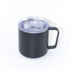 12oz Wholesale Double Wall Vacuum Travel Tumbler Cup Mugs With Handle And Slip Lid