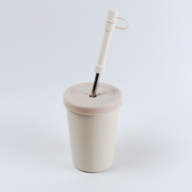 Multi-size Stainless Steel Double Wall Coffee Mug Tumbler With Straw