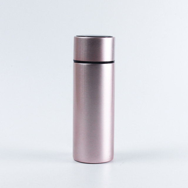 Electroplating Paint 120ml Led Digital Temperature Display Thermal Bottle Stainless Steel Double Walled Insulation Water Bottle Thermos Flask