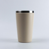 12oz Stainless Steel Double Wall Heat Resistant Thermal Coffee Mug With Lid