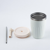 12oz Fashionable Design Wholesale Double Wall 304 Stainless Steel Insulated Vacuum Coffee Tumbler With straw And Lid