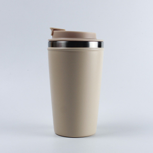 12oz Stainless Steel Double Wall Heat Resistant Thermal Coffee Mug With Lid
