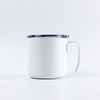 12oz Customized Logo Stainless Steel Double Walled Vacuum Insulated Coffee Mug Camping Mug with Slip Lid