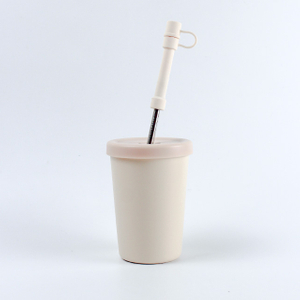 Multi-size Stainless Steel Double Wall Coffee Mug Tumbler With Straw