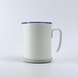 13Oz Stainless Steel Double Wall Vacuum Coffee Mug Wholesale with Silicone Coaster and As Lid 
