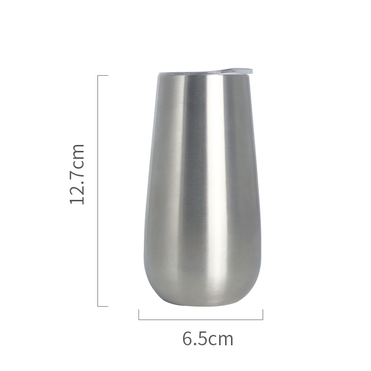 5oz Double Wall Stainless Steel Thermos Wine Mug Egg Tumbler