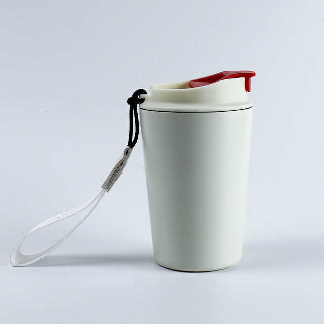 Multi-size Stainless Steel Double Wall Outdoor Travel Coffee Mug Tumbler With Strap