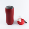 12oz Collored Eco-friendly Stainless Steel Insulation Thermos Shaker Bottle with Lid and Strap 