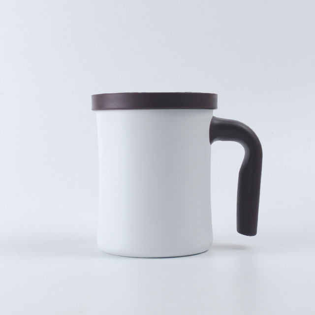  Customized Reusable 13Oz Stainless Steel Coffee Mug Wholesale with Silicone Grip Lid