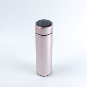 Electroplating paint 15oz Digital Thermal Bottle Stainless Steel Double Walled Smart Temperature Insulation Water Bottle Thermos Flask