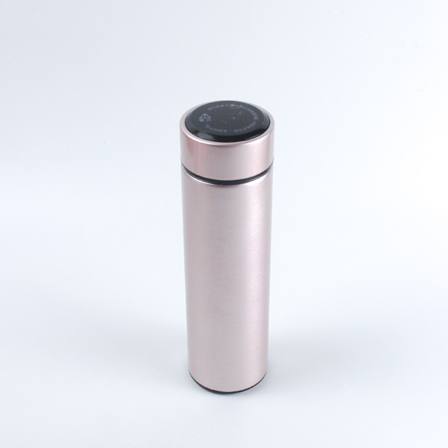 Electroplating paint 15oz Digital Thermal Bottle Stainless Steel Double Walled Smart Temperature Insulation Water Bottle Thermos Flask