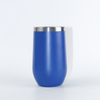 16.5oz Custom Stainless Steel Coffee Mugs Double Walled Egg Wine Cup With Lid Travel Wine Tumbler