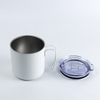 12oz Customized Logo Stainless Steel Double Walled Vacuum Insulated Coffee Mug Camping Mug with Slip Lid