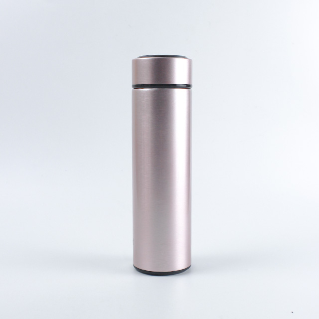 Electroplating paint 15oz Digital Thermal Bottle Stainless Steel Double Walled Smart Temperature Insulation Water Bottle Thermos Flask