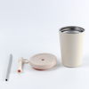 Multi-size Stainless Steel Double Wall Coffee Mug Tumbler With Straw