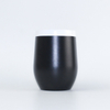 12oz Double Wall Stainless Steel Insulated Wine Stemless Cups with Ceramic Interior for Coffee Wine Cocktails